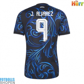 Billiga Argentina Julian Alvarez #9 Bortatröja VM 2026 Kortärmad